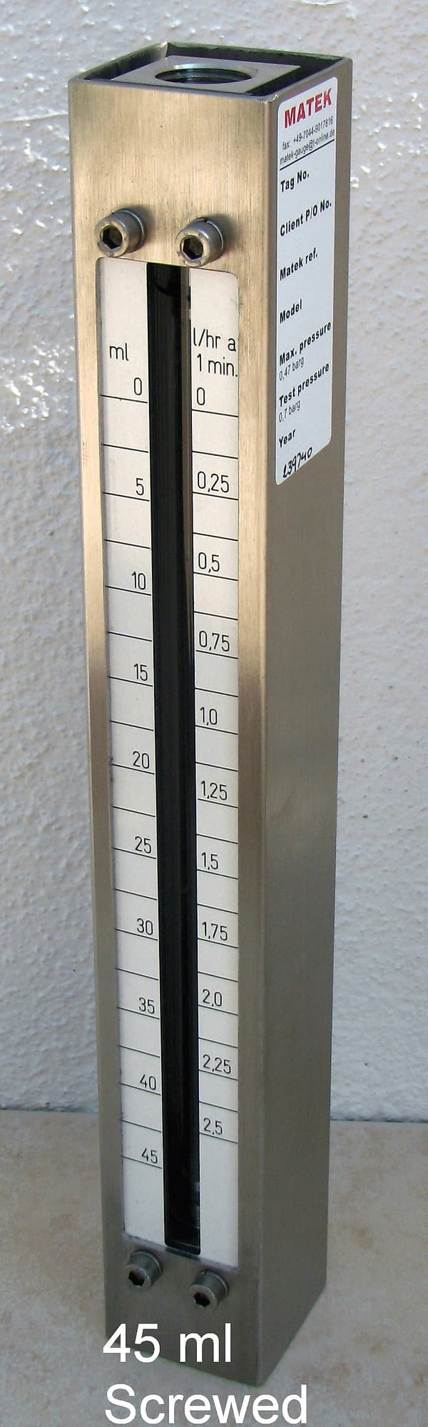 SS Calibration Pot – 2.5 ml